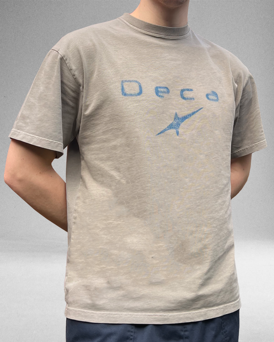 Blue Khaki Logo - Men's Vintage Tee