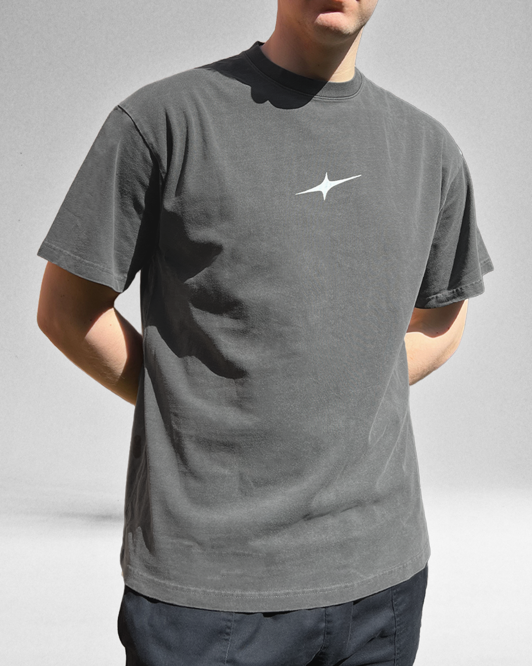 Grey Lone Star - Men's Vintage Tee