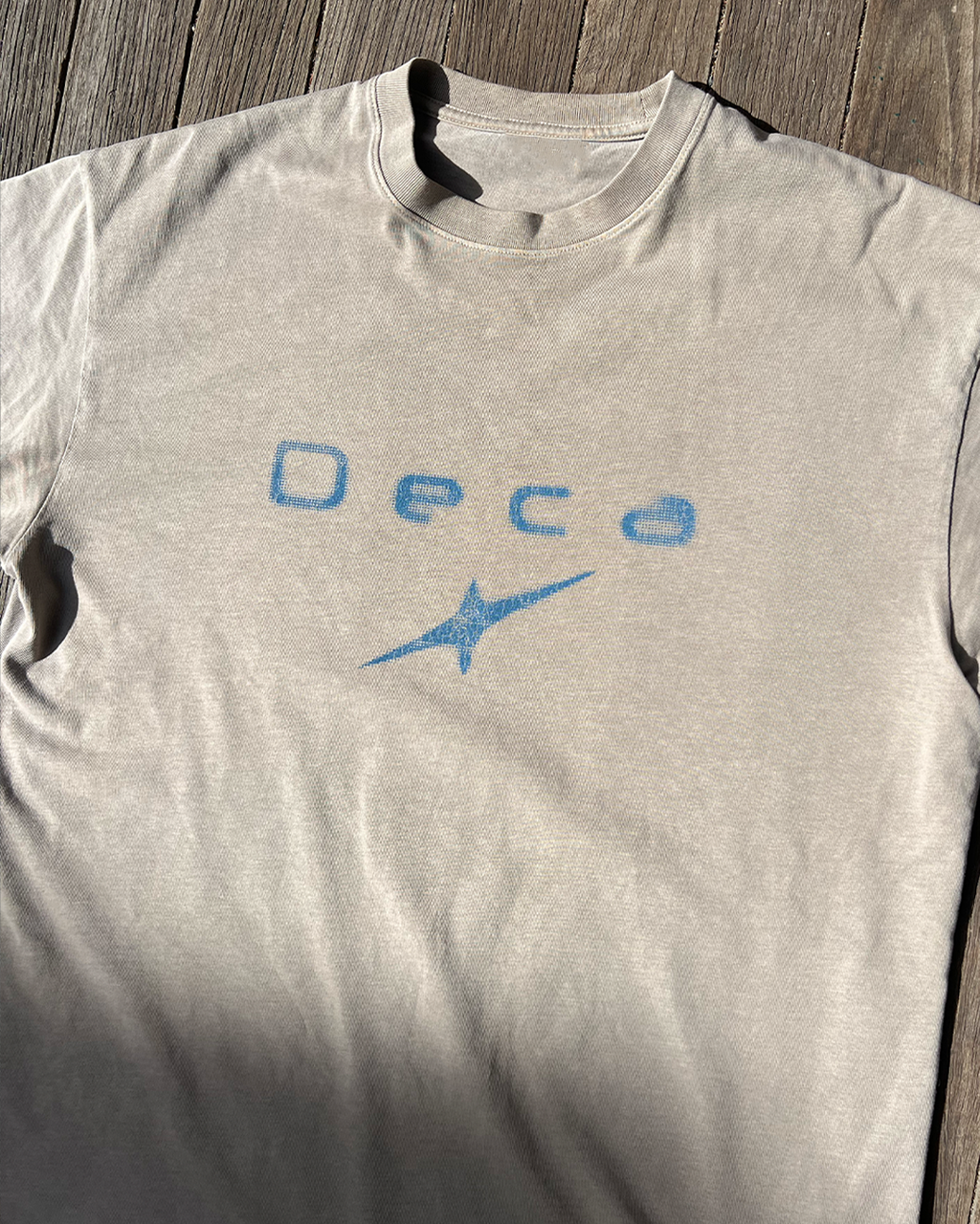 Blue Khaki Logo - Men's Vintage Tee