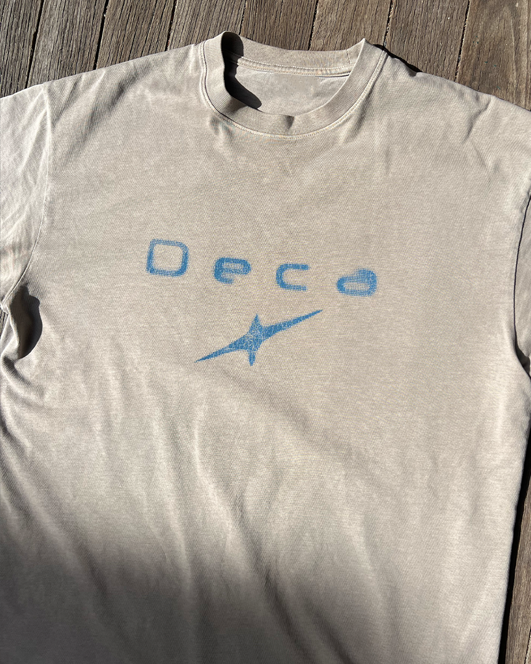Blue Khaki Logo - Men's Vintage Tee
