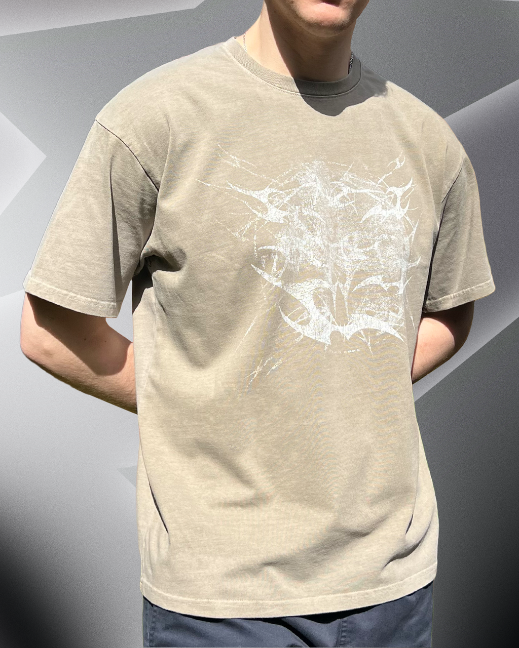 Faded Khaki - Men's Vintage Tee